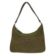 Pre-owned Canvas handbags Prada Vintage , Green , Dames