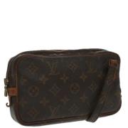 Pre-owned Canvas louis-vuitton-bags Louis Vuitton Vintage , Brown , Da...