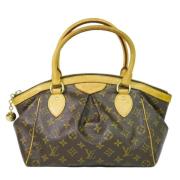 Pre-owned Canvas handbags Louis Vuitton Vintage , Brown , Dames