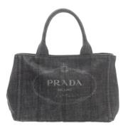 Pre-owned Cotton prada-bags Prada Vintage , Gray , Dames