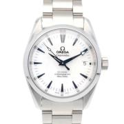 Pre-owned Stainless Steel watches Omega Vintage , White , Heren