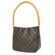 Pre-owned Canvas handbags Louis Vuitton Vintage , Brown , Dames