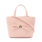 Pre-owned Leather totes Salvatore Ferragamo Pre-owned , Pink , Dames