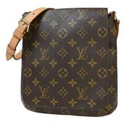 Pre-owned Canvas shoulder-bags Louis Vuitton Vintage , Brown , Dames