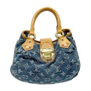 Pre-owned Denim louis-vuitton-bags Louis Vuitton Vintage , Blue , Dame...