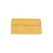 Pre-owned Leather wallets Prada Vintage , Yellow , Dames