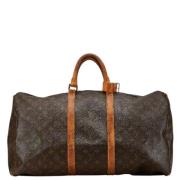 Pre-owned Canvas travel-bags Louis Vuitton Vintage , Brown , Dames