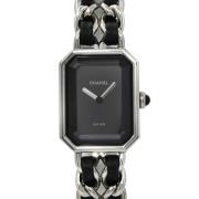 Pre-owned Stainless Steel watches Chanel Vintage , Black , Dames