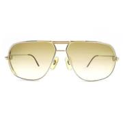 Pre-owned Metal sunglasses Cartier Vintage , Gray , Heren