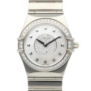 Pre-owned White Gold watches Omega Vintage , Gray , Dames