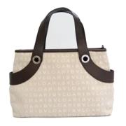 Pre-owned Cashmere handbags Bvlgari Vintage , Beige , Dames