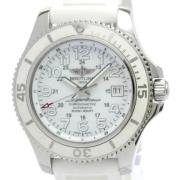 Pre-owned Stainless Steel watches Breitling Pre-owned , White , Heren