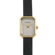 Pre-owned Rubber watches Chanel Vintage , Yellow , Dames