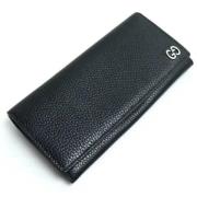 Pre-owned Leather wallets Gucci Vintage , Black , Dames