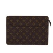 Pre-owned Canvas pouches Louis Vuitton Vintage , Brown , Dames