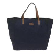 Pre-owned Canvas gucci-bags Gucci Vintage , Blue , Dames