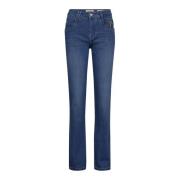 Deluxe Mid Blue Jeans MOS Mosh , Blue , Dames