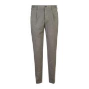 Zwarte broek voor mannen Aw24 Incotex , Gray , Heren