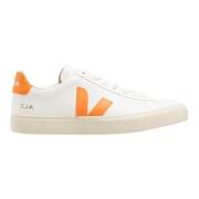 Witte Leren Dames Sneakers Campo Veja , White , Dames