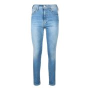 Denim Stretch Jeans Cycle , Blue , Dames