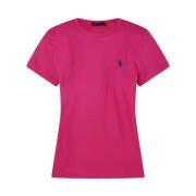 Korte Mouw T-Shirt Ralph Lauren , Pink , Dames