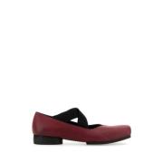 Bourgondische leren ballerina's UMA Wang , Red , Dames