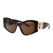 Stijlvolle zonnebril met model Bb0287S Balenciaga , Brown , Dames