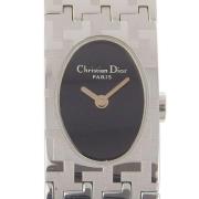 Pre-owned Metal watches Dior Vintage , Black , Dames