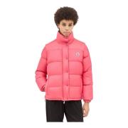 Omkeerbaar kort donsjack Moncler , Pink , Dames