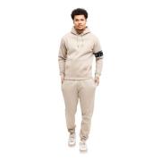 Beige Heren Trainingspak Hoodie Winter Quotrell , Beige , Heren