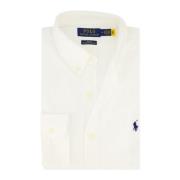 Wit casual overhemd met slim fit Polo Ralph Lauren , White , Heren