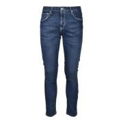 Heren Jeans met Elastaanmix Daniele Alessandrini , Blue , Heren