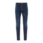 Klassieke Denim Jeans voor dagelijks gebruik Dsquared2 , Blue , Heren