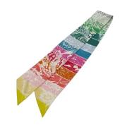 Pre-owned Silk scarves Hermès Vintage , Multicolor , Dames