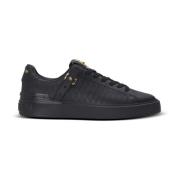 B-Court B-Buzz sneakers in reliëf kalfsleer Balmain , Black , Dames