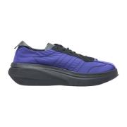 Sneakers in schelpweefsel met leren panelen Y-3 , Purple , Heren