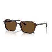 Raimond Zonnebril in Havana/Donkerbruin Ray-Ban , Brown , Unisex