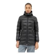 Gewatteerde Hooded Donsjas Moncler , Black , Dames