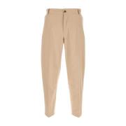 Katoenen Beige Broek Maison Kitsuné , Beige , Heren