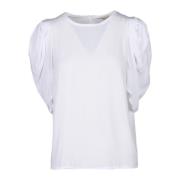 Viscose Blouse Think! , White , Dames