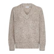 Luxe Truien Collectie Brunello Cucinelli , Brown , Dames