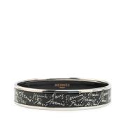 Pre-owned Fabric bracelets Hermès Vintage , Black , Dames