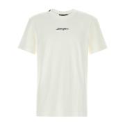 Klassiek Wit Katoenen T-Shirt Dolce & Gabbana , White , Heren