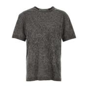 Donkergrijze Katoenmix T-shirt Alexander Wang , Gray , Heren