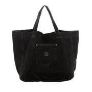 Denim Tote Tas met Klinknagel Detail Carhartt Wip , Gray , Heren