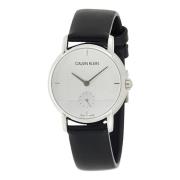 Stijlvol Quartz Horloge met Unieke Charme Calvin Klein , Black , Heren