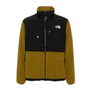 Groene Fleece Panel Zip Sweater The North Face , Green , Heren