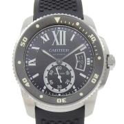 Pre-owned Metal watches Cartier Vintage , Black , Heren