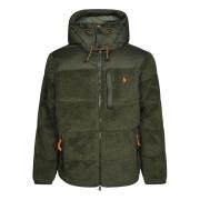 Gewatteerd Bomberjack Afneembare Capuchon Polo Ralph Lauren , Green , ...