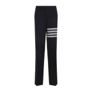 Navy Drop Crotch Backstrap Broek Thom Browne , Blue , Heren